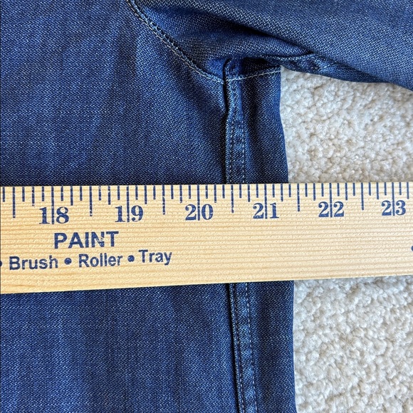 Frank & Eileen Mary‎ Blue Shirt Dress Stone Washed Vintage Denim Women’s Small - Picture 10 of 16